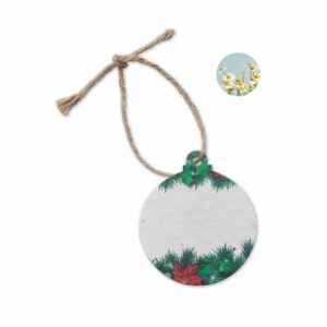 Boule de Noël en papier à graines BAUSEED