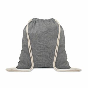 Sac à cordon en coton recyclé MUJIKA 140 g/m²