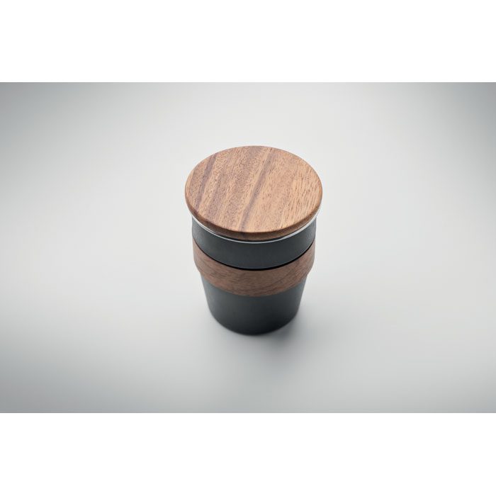 Gobelet en acier recyclé avec noyer WALNUT 350 ml – Image 4