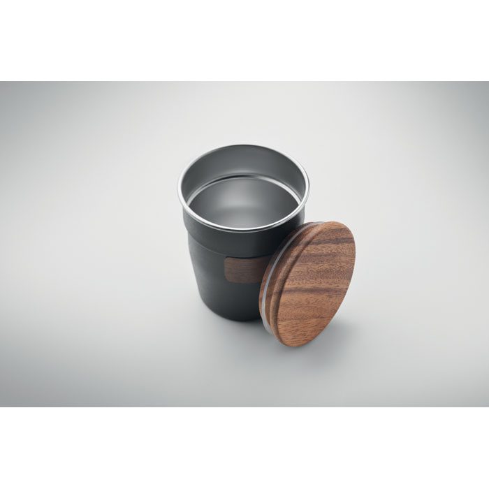 Gobelet en acier recyclé avec noyer WALNUT 350 ml – Image 6