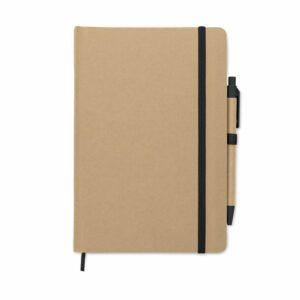 Carnet A5 recyclé avec stylo CARATIL
