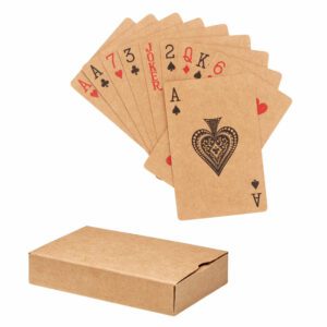 Jeu de cartes en papier recyclé ARUBA +