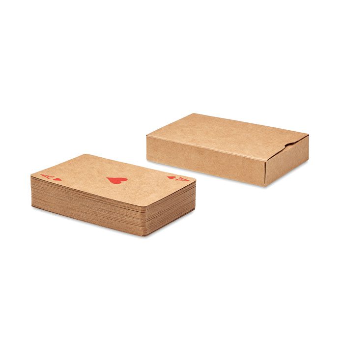 Jeu de cartes en papier recyclé ARUBA + – Image 3