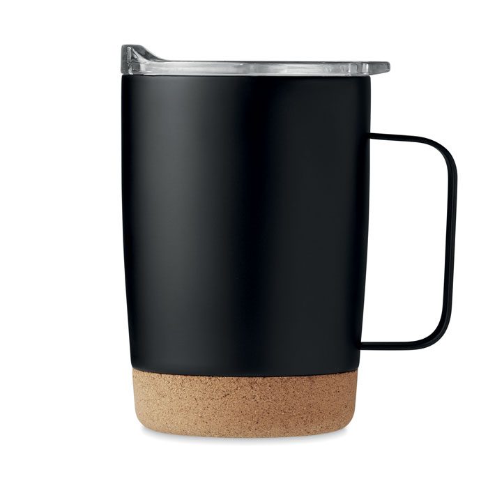 Mug isotherme en acier et liège RUBY 300 ml – Image 3